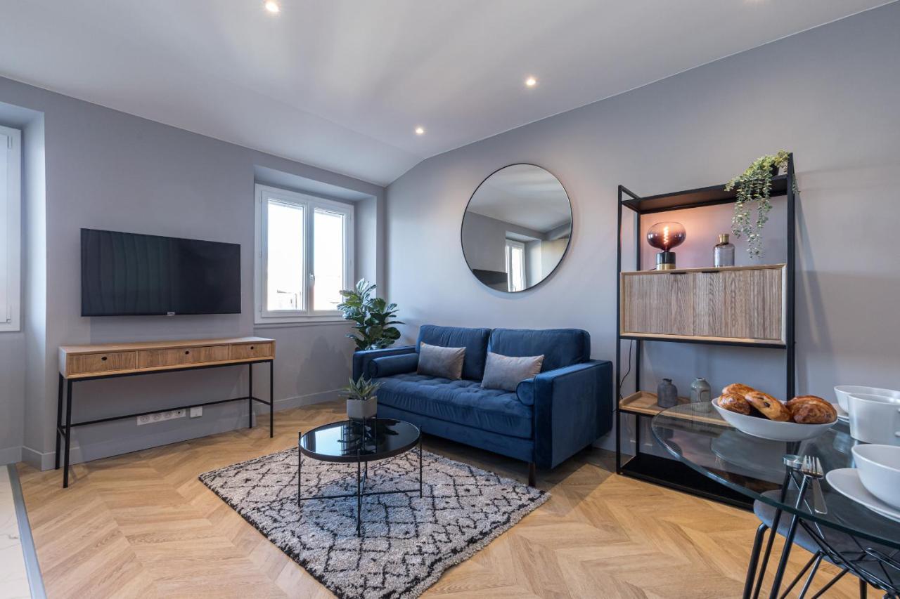 1 Su Ede - Dernier Etage Ascenseur - 1 Min Plage Et Zone Pietonne Nice Exteriér fotografie